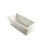Kohler-Stargaze®60" x 34" freestanding bath with fluted shroud and center drain