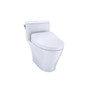 TOTO Nexus 1.28 GPF Two Piece Elongated Chair Height Toilet with Tornado Flush Technology - Seat Included