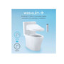 TOTO Drake 0.8 / 1.28 GPF Dual Flush Two Piece Elongated Toilet with Left Hand Lever