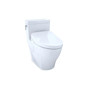 TOTO Aimes 1.28 GPF One Piece Elongated Chair Height Toilet with Tornado Flush Technology - Seat Included