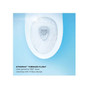 TOTO Drake 0.8 / 1.0 GPF Dual Flush Two Piece Elongated  Toilet with Left Hand Lever - Washlet+ Bidet Seat Included