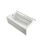 Kohler Mariposa Collection 66" Three Wall Alcove Soaking Bath Tub with Left Hand Drain