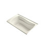 Kohler Mariposa Collection 60" Three Wall Alcove Soaking Bath Tub with Right Hand Drain and Textured Bottom