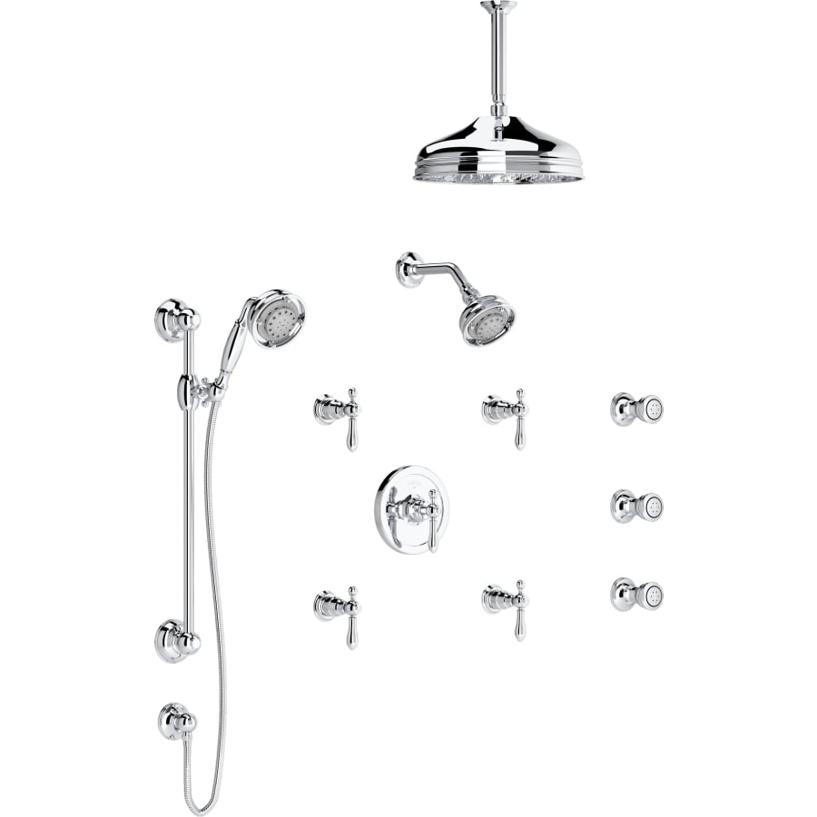 Rohl Eclissi Pressure Balanced Shower System with Hand Shower, Slide