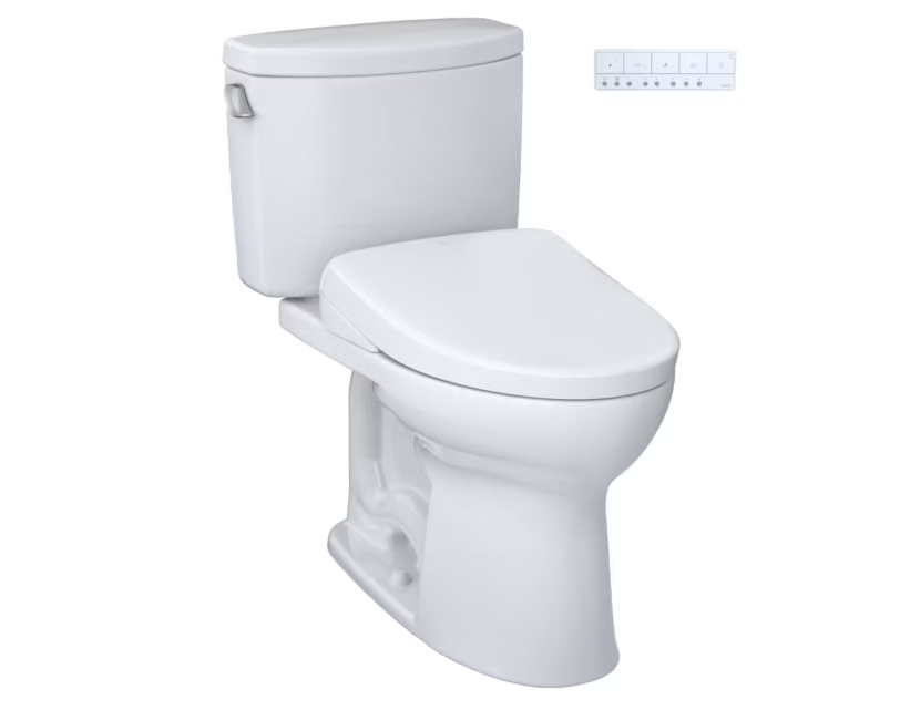 Toto Clayton® Bidet, Vertical Spray - Cotton