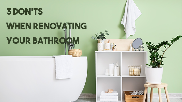 3 Don'ts When Renovating Your Bathroom - American Bath