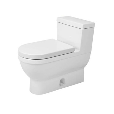 kloof inschakelen Suradam Duravit Starck 3 1.28 GPF One Piece Elongated Toilet with Left Hand Lever -  American Bath