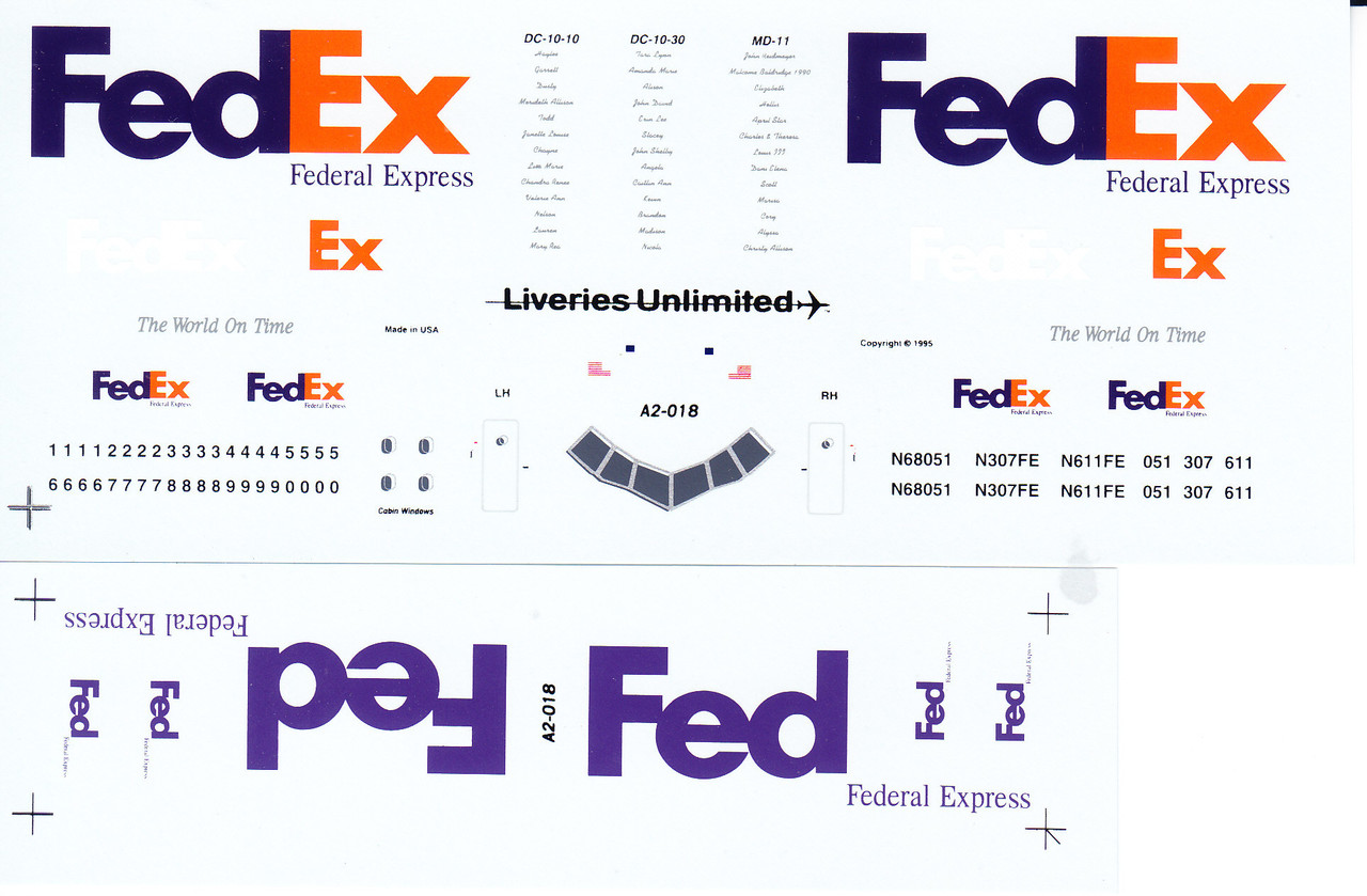 FedEx DC-10 1/200スケールモデル ScaleModelStore.com :: B Models 1:200 - B-DC10-FE-316