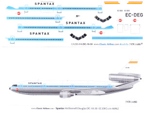 1/200 Scale Decal Lufthansa DC10-30