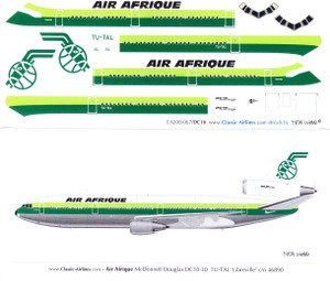 1/200 Scale Decal Air Afrique DC-10