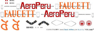 1/200 Scale Decal Faucett / AeroPeru L-1011