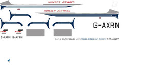 1/72 Scale Decal Humber Airways BN2 Islander