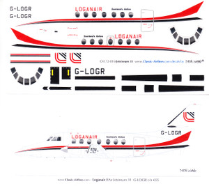 1/72 Scale Decal LoganAir Jetstream 31