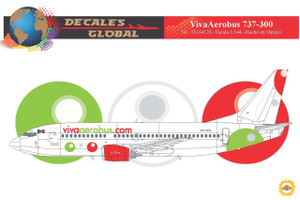 1/144 Scale Decal VivaAeroBus 737-300