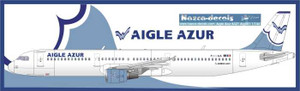 1/144 Scale Decal Aigle Azur A-319 / 320 / 321