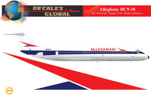 1/144 Scale Decal Allegehny DC9-30