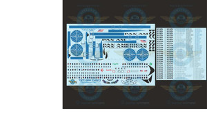 1/72 Scale Decal Pan Am 727-100 / QC With Lifelike Cockpit / Windows