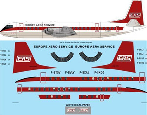 1/144 Scale Decal EAS Vickers Vanguard
