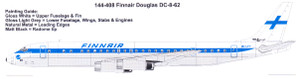 1/144 Scale Decal Finnair Douglas DC-8-62