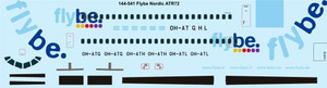 1/144 Scale Decal Flybe Nordic ATR-72