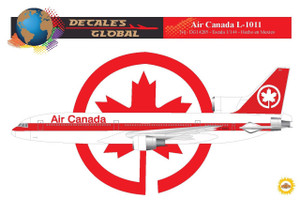 1/144 Scale Decal Air Canada L-1011