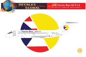 1/144 Scale Decal Air Puerto Rico DC9-14