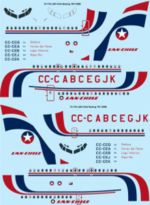 1/72 Scale Decal LAN Chile Boeing 707-320B