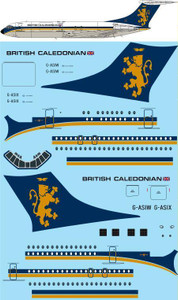 1/72 Scale Decal British Caledonian Vickers VC10