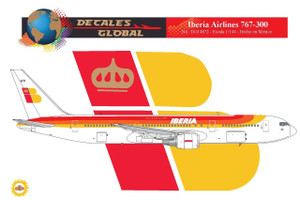1/144 Scale Decal Iberia 767-300