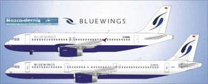 1/144 Scale Decal BlueWings small Airbuses A320/321