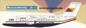 1/144 Scale Decal Drukair BAe-146