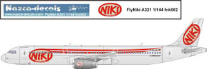 1/144 Scale Decal FlyNiki A-321