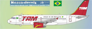 1/144 Scale Decal TAM A-319