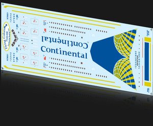 1/200 Scale Decal Continental 777