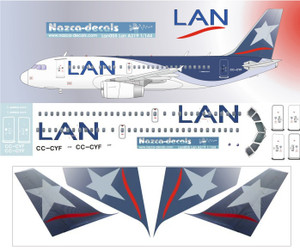 1/144 Scale Decal LAN A-319