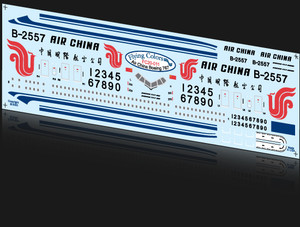 1/200 Scale Decal Air China 767