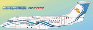 1/144 Scale Decal Star Peru BAe146-100