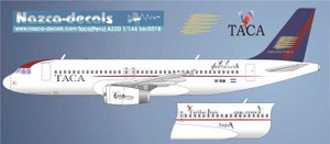 1/144 Scale Decal TACA / Cubana A-320