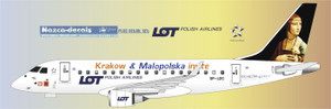 1/144 Scale Decal LOT Emberair 170 Krakow City