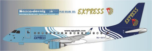 1/144 Scale Decal EgyptAir Express Emberair 170