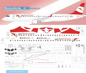 1/144 Scale Decal my Austrian Emberair 195
