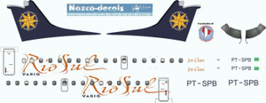 1/144 Scale Decal Rio Sul ERJ-145