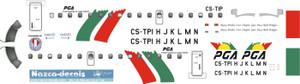 1/144 Scale Decal PGA ERJ-145