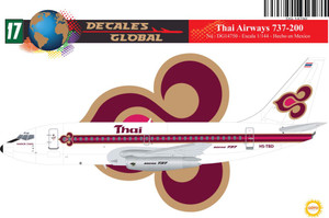 1/144 Scale Decal Thai Airways 737-200