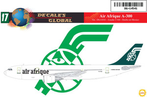1/144 Scale Decal Air Afrique A-300