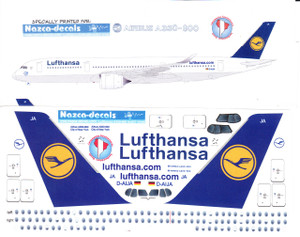 1/144 Scale Decal Lufthansa A350-900