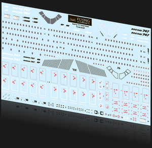 1/144 Scale Decal Detail Sheet 747