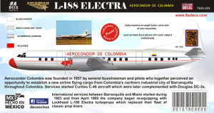 1/144 Scale Decal Aerocondor Colombia Electra