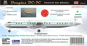 1/144 Scale Decal Panair do Brazil DC-7