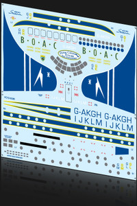 1/72 Scale Decal BOAC Stratocruiser